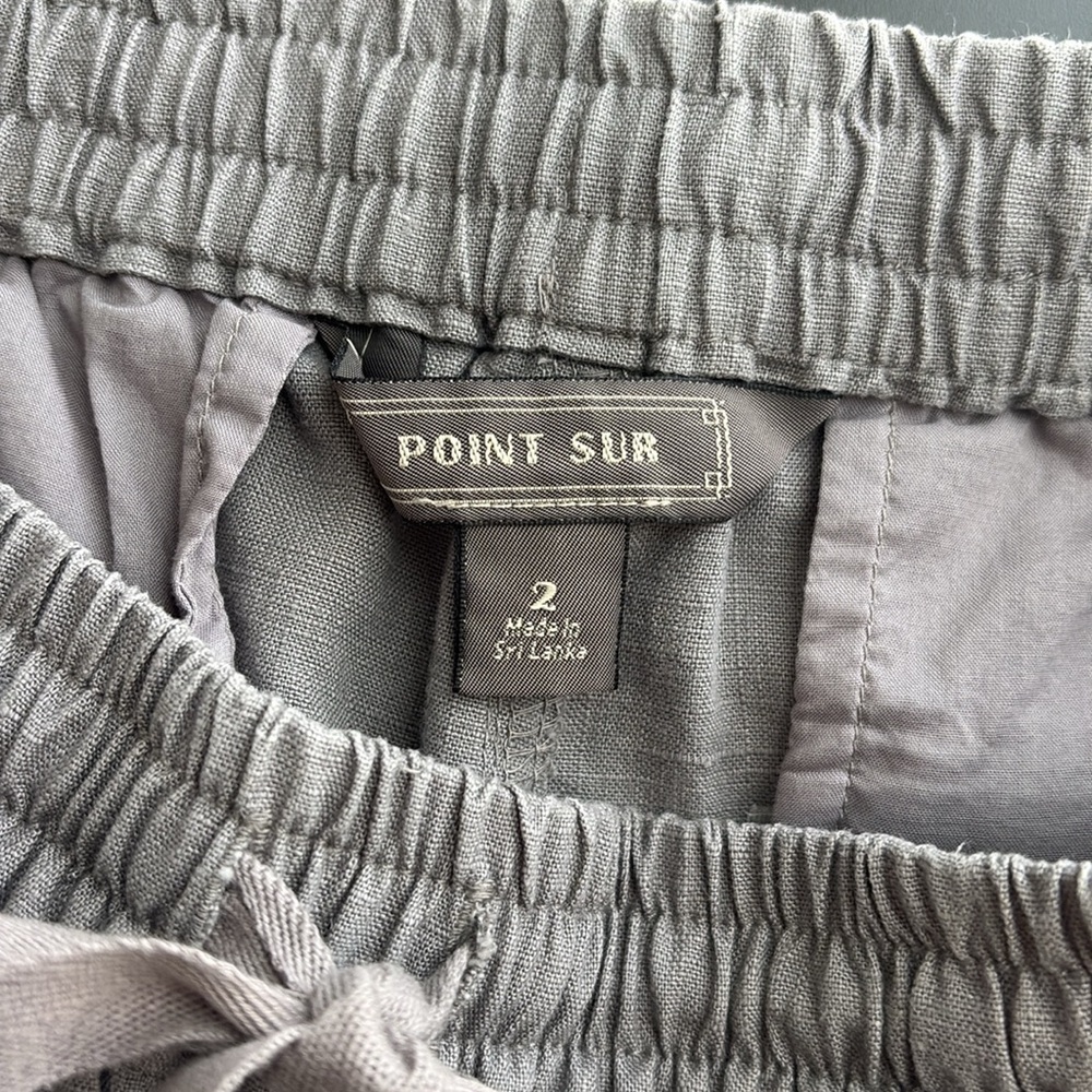J Crew Point Sur Jogger Pants Linen Blend Size 2 - Picture 4 of 11